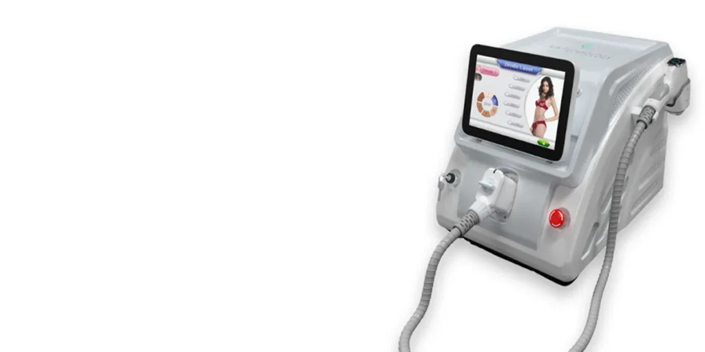 لیزر موهای زائد با دستگاه دایود