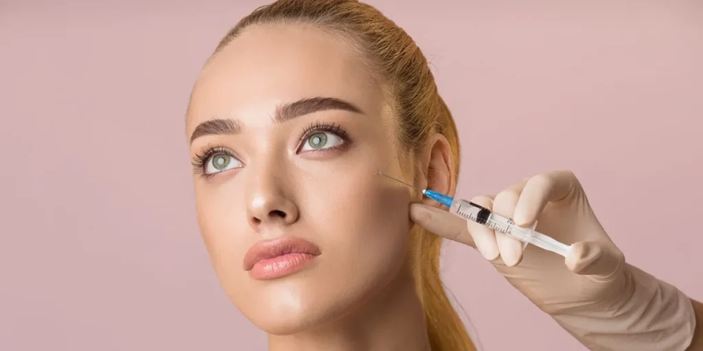 تزریق ژل گونه برای صورت گرد